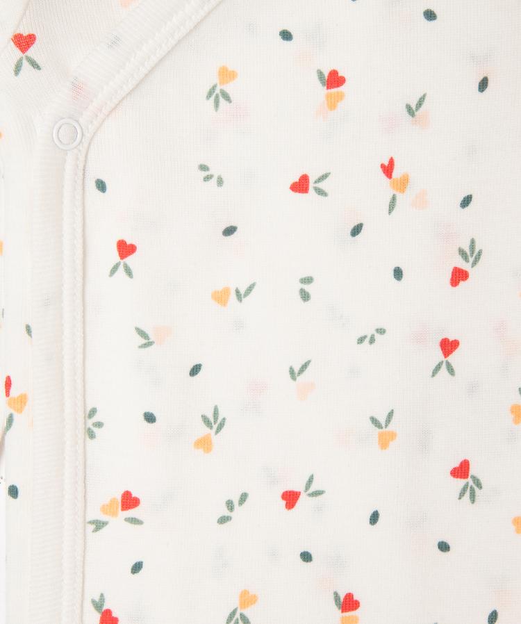 Lot de 3 bodysML blanc et rose en coton bio