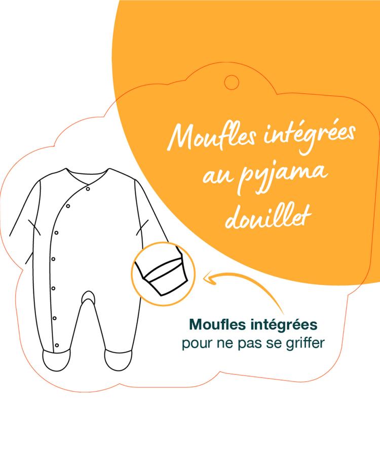 Kit naissance 3pièces: bavoir, grenouillère,bodyML,blanc et marron. GÉMO.  Filou & Loulou.  Dakar-Sénégal