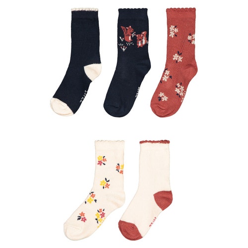 Lot de 5 paires de chaussettes 
Redoute Dakar-Sénégal  Filou&Loulou