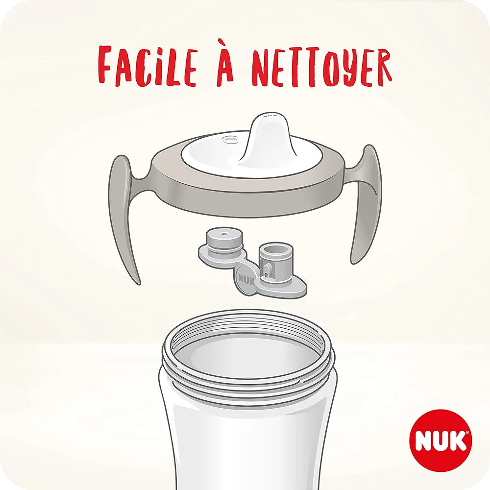 Tasse d'apprentissage/Trainer cup rose 6mois et + Nuk