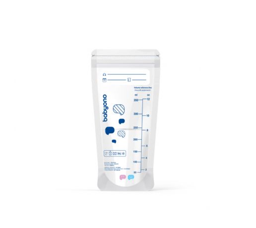 Boite de 30 sachets de conservation lait maternel(350ml), BABYONO