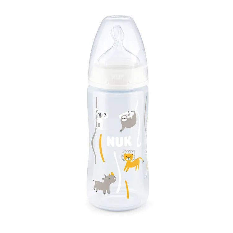 Lot de 2 biberons first serenity + température control jour et nuit 2×300ml 0-6mois NUK