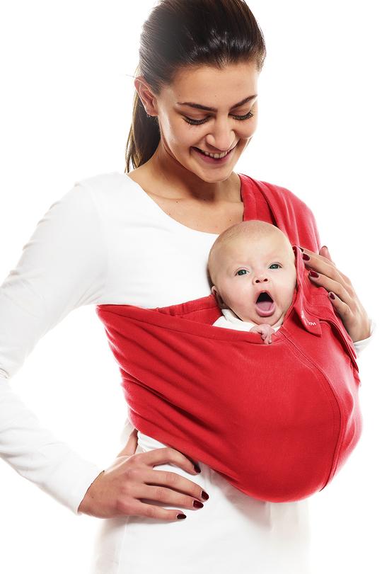 Écharpe de portage en coton ,sling rouge