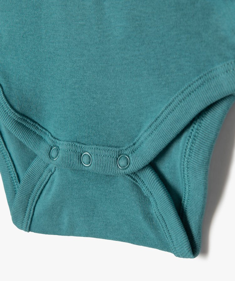 Lot de 3 bodys ML vert et beige