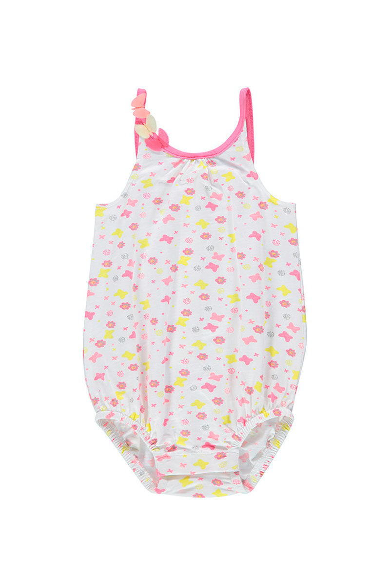 Barboteuse SM Blanc et rose