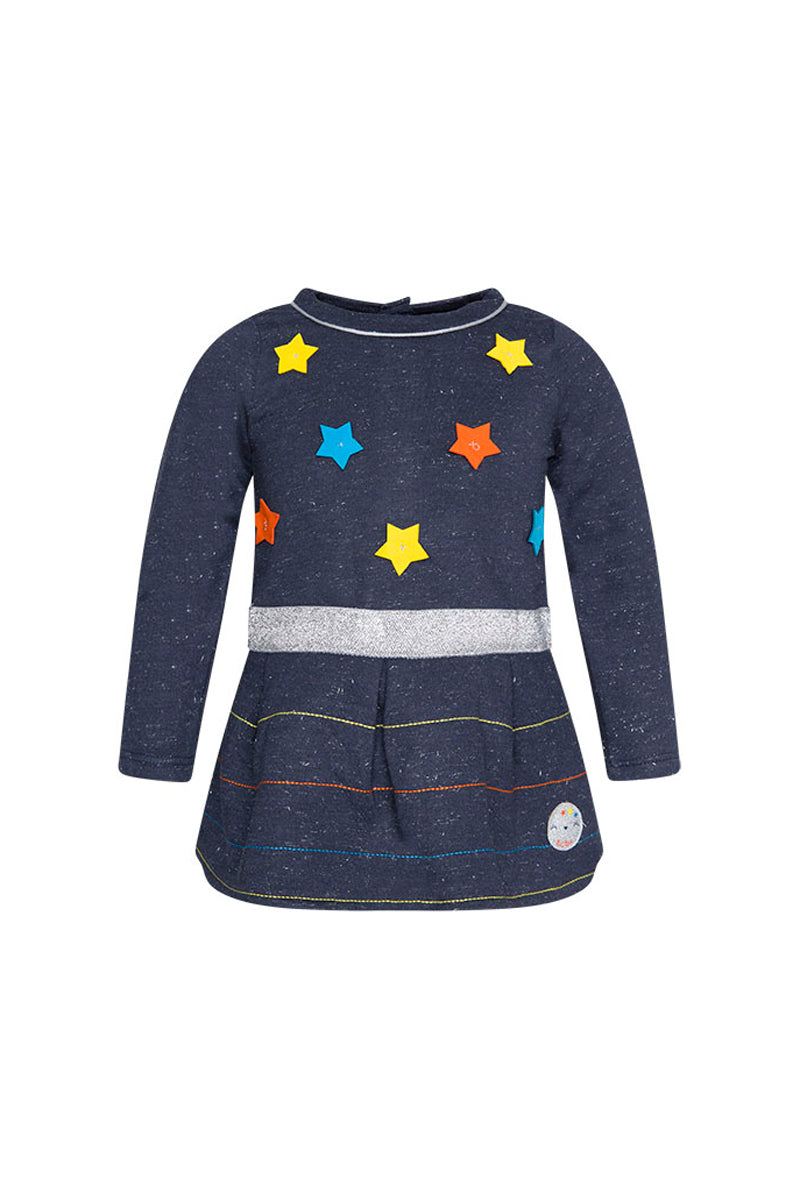 Robe Bleu marine chiné