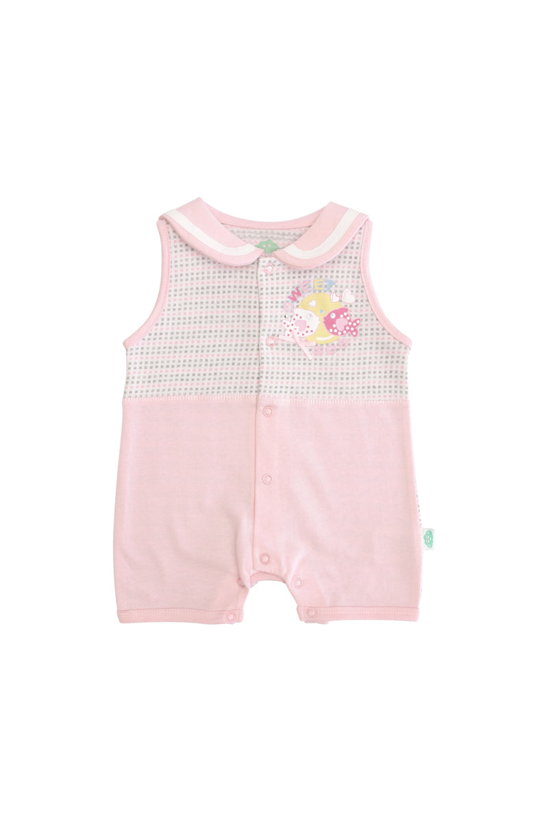 Barboteuse SM Rose clair et gris