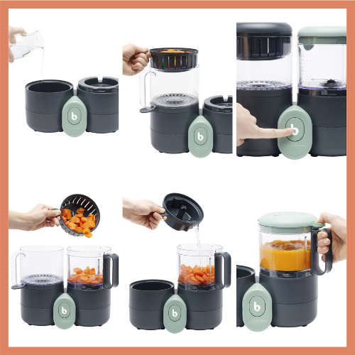 Robot cuiseur Nutrybaby One de BABYMOO.(set de repas  🍽 bébé offert)