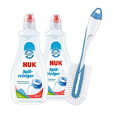 Goupillon flexible 2en1 bleu clair Nuk