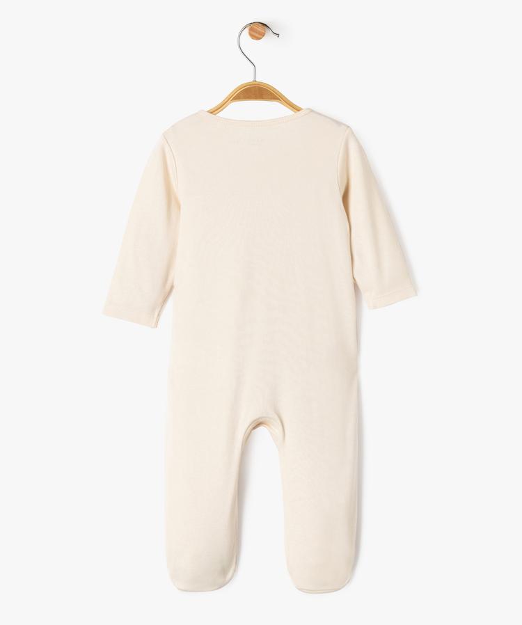 Grenouillère beige motif girage