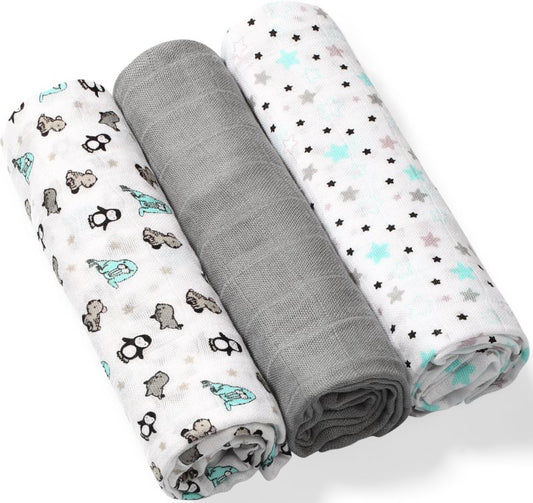 Lange en fibre de bambou très doux parfait pour les soins de bébé ,Marque : BABYONO