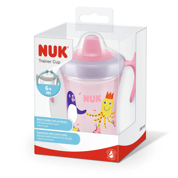 Tasse d'apprentissage/Trainer cup rose 6mois et + Nuk