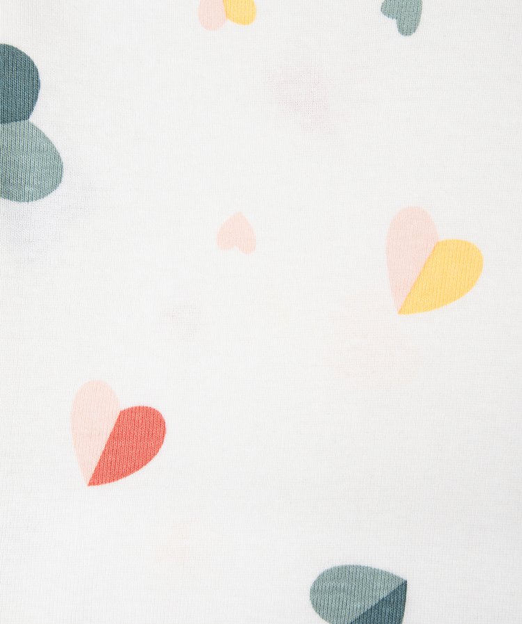 Lot de 3 bodys ML blanc et orange