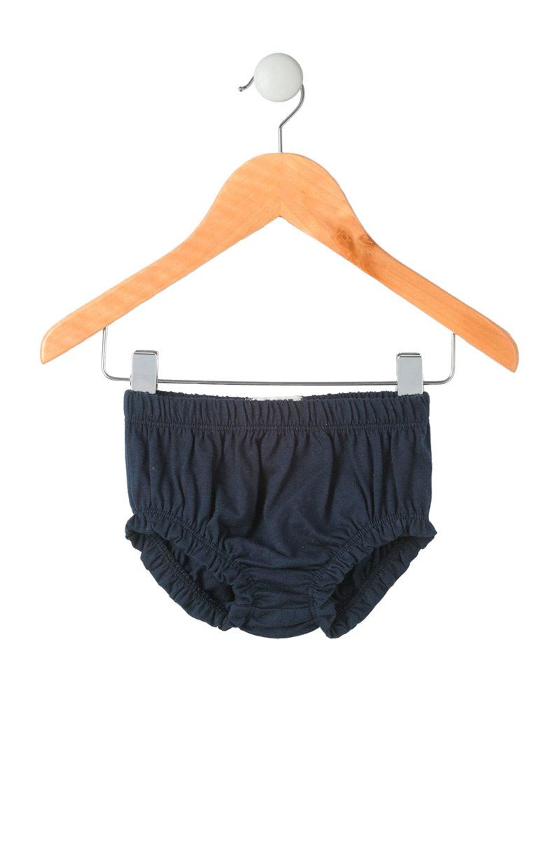 Ensemble Robe et bloomer à rayures blanc et bleu