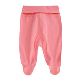 Lot de 2 pantalons à pieds rose pâle et rose