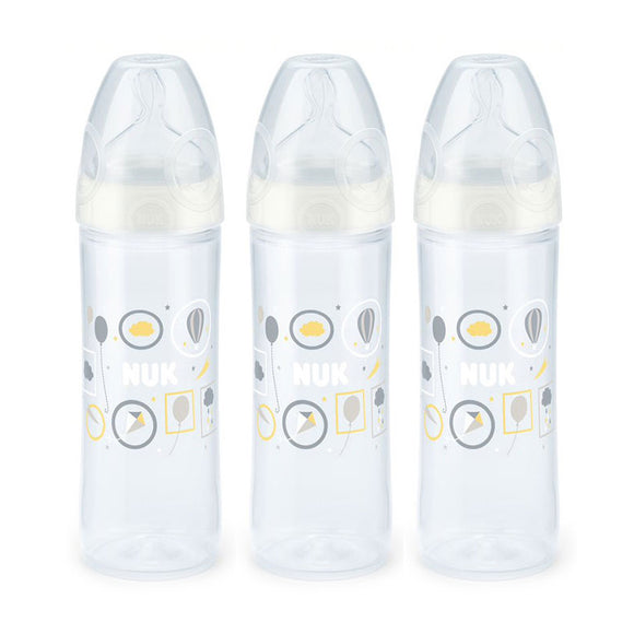 Lot de 3 biberons mon premier Serenity plus 3×250ml 0-6mois NUK