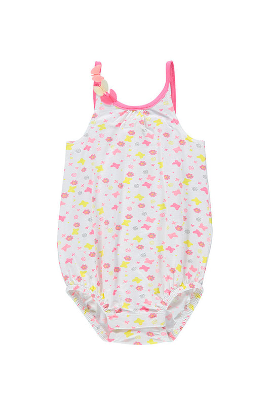 Barboteuse SM Blanc et rose