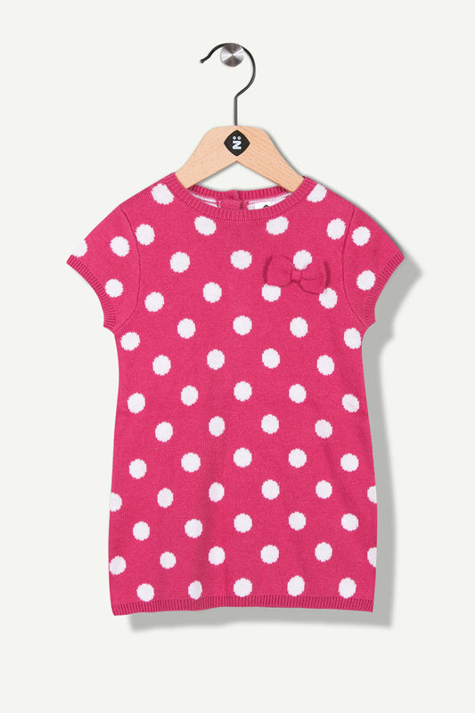 Robe pull fuchsia