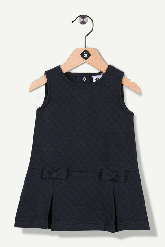 Robe plissée Bleu marine