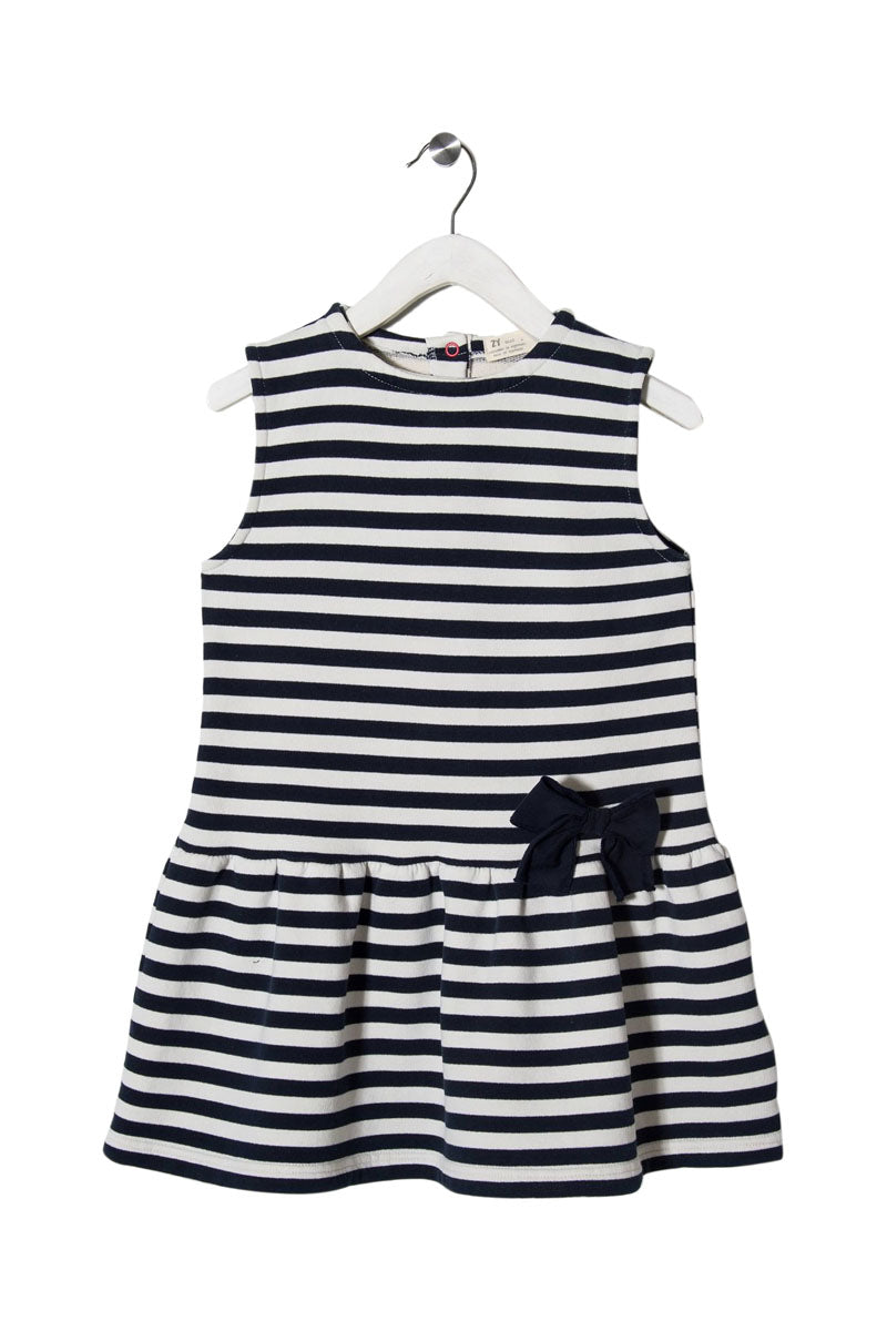 Robe rayée Bleu marine et blanc