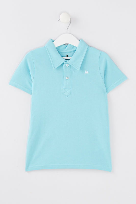 Polo bleu clair
