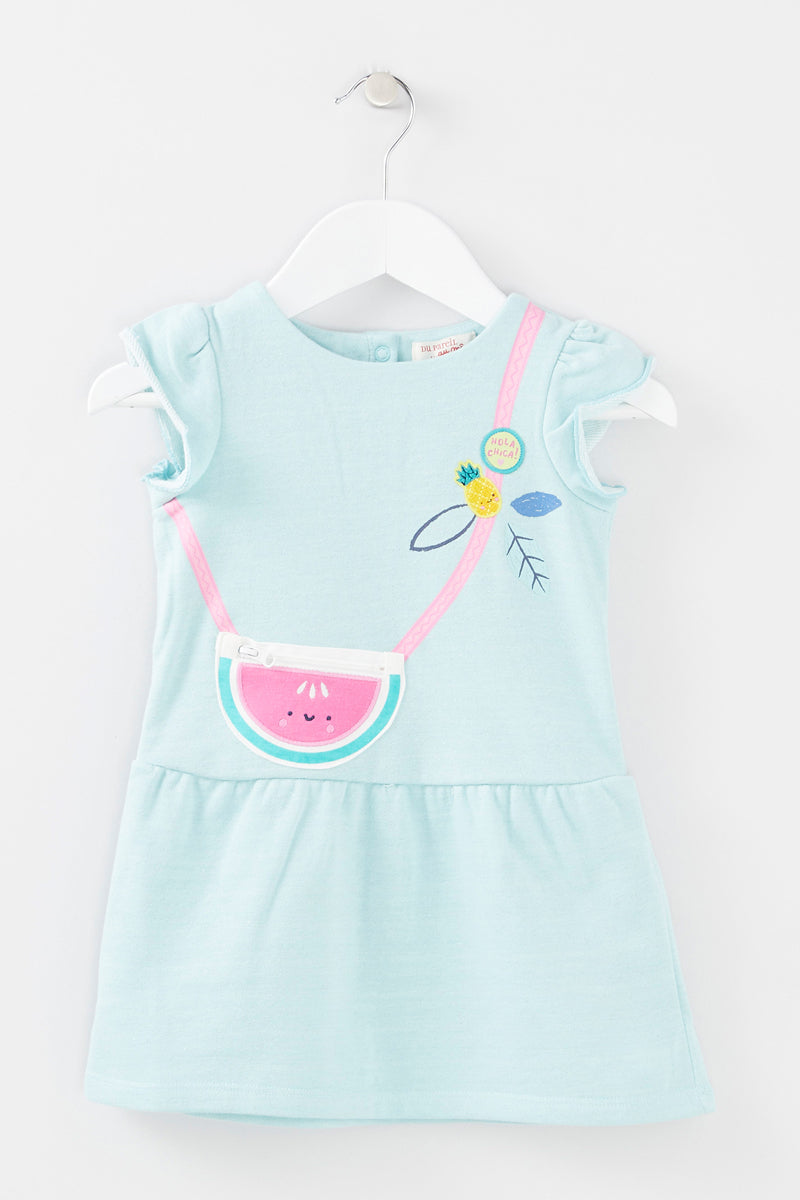 Robe volantée Ciel