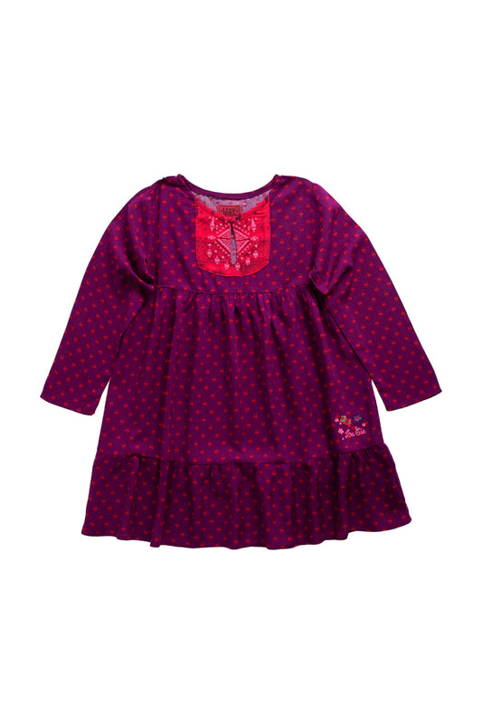 Robe Ethnic Boheme Violet