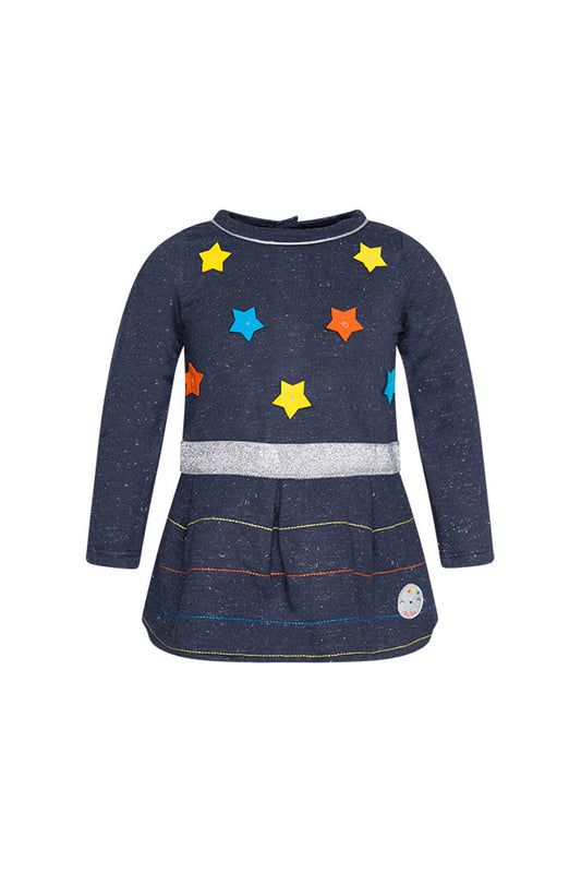 Robe Bleu marine chiné