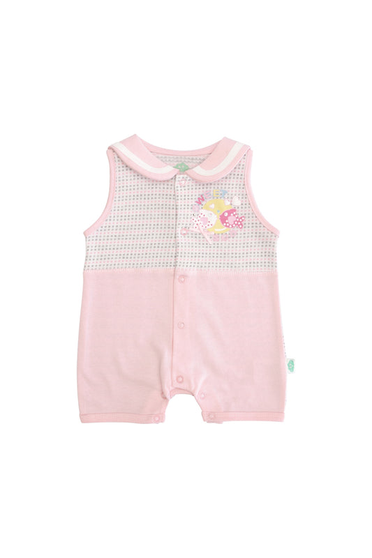 Barboteuse SM Rose clair et gris