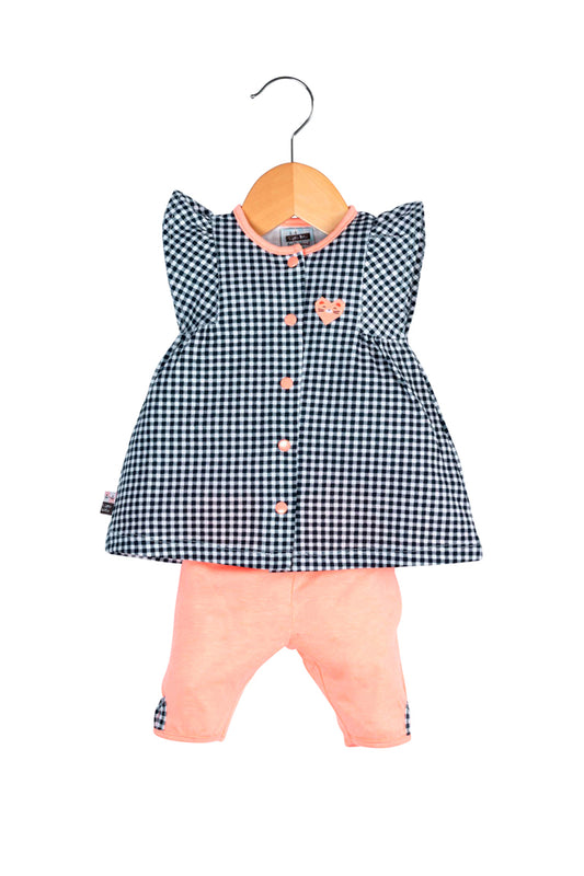 Ensemble Robe et leggings Filou et Loulou. SOLDE