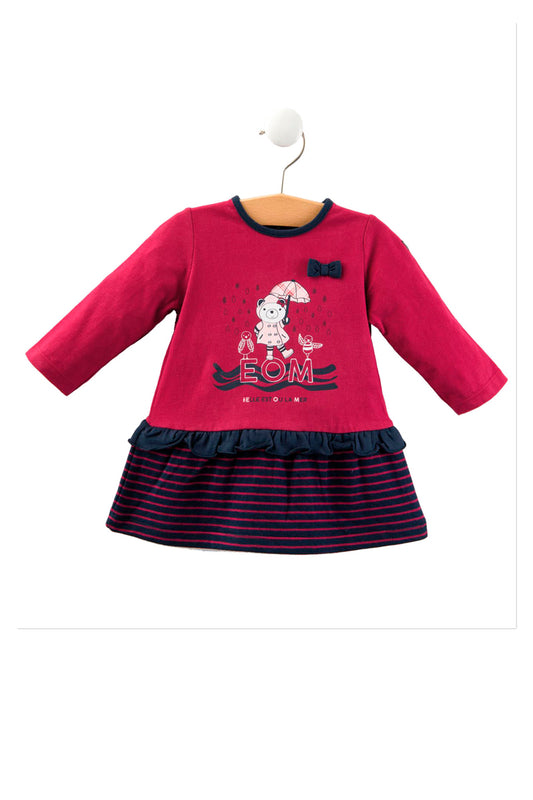 Robe rouge et noir