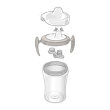 Tasse d'apprentissage , trainer cup blanc/gris 6 mois et + Nuk